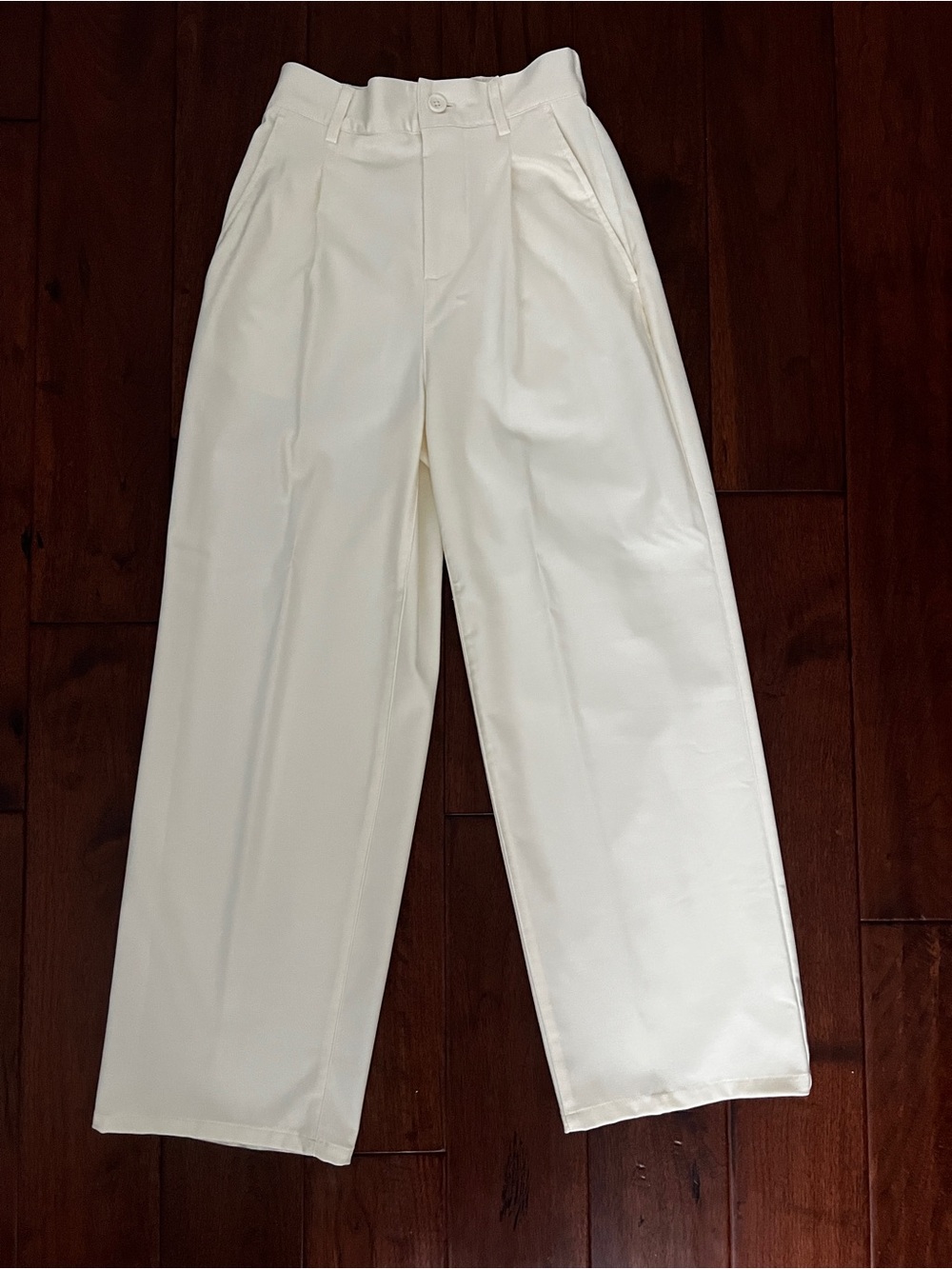 Urban Outfitters Off-White Wide Leg Trousers - Size XS